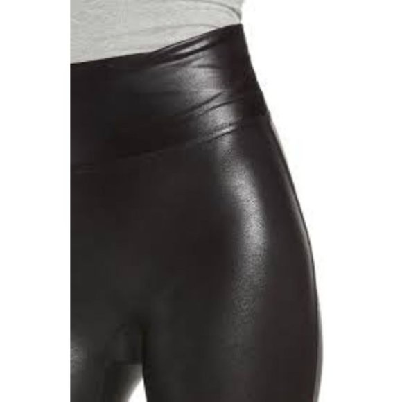 Spanx Faux Leather Leggings Black Size 2X NWT - Picture 2 of 5